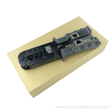 Crimping Tool with Stripper Cutter for 4/6/8 Pin